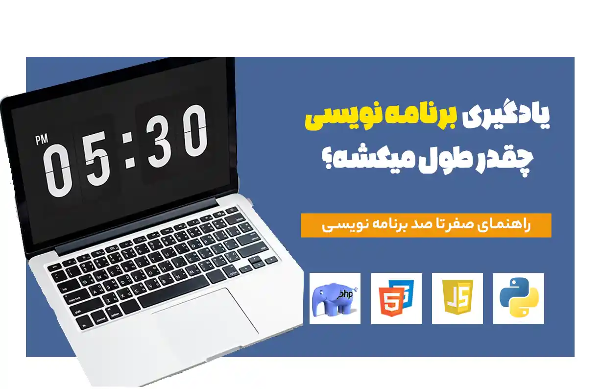 یادگیری برنامه نویسی چقدر طول می‌کشد؟ (راهنمای 2025 از صفر)