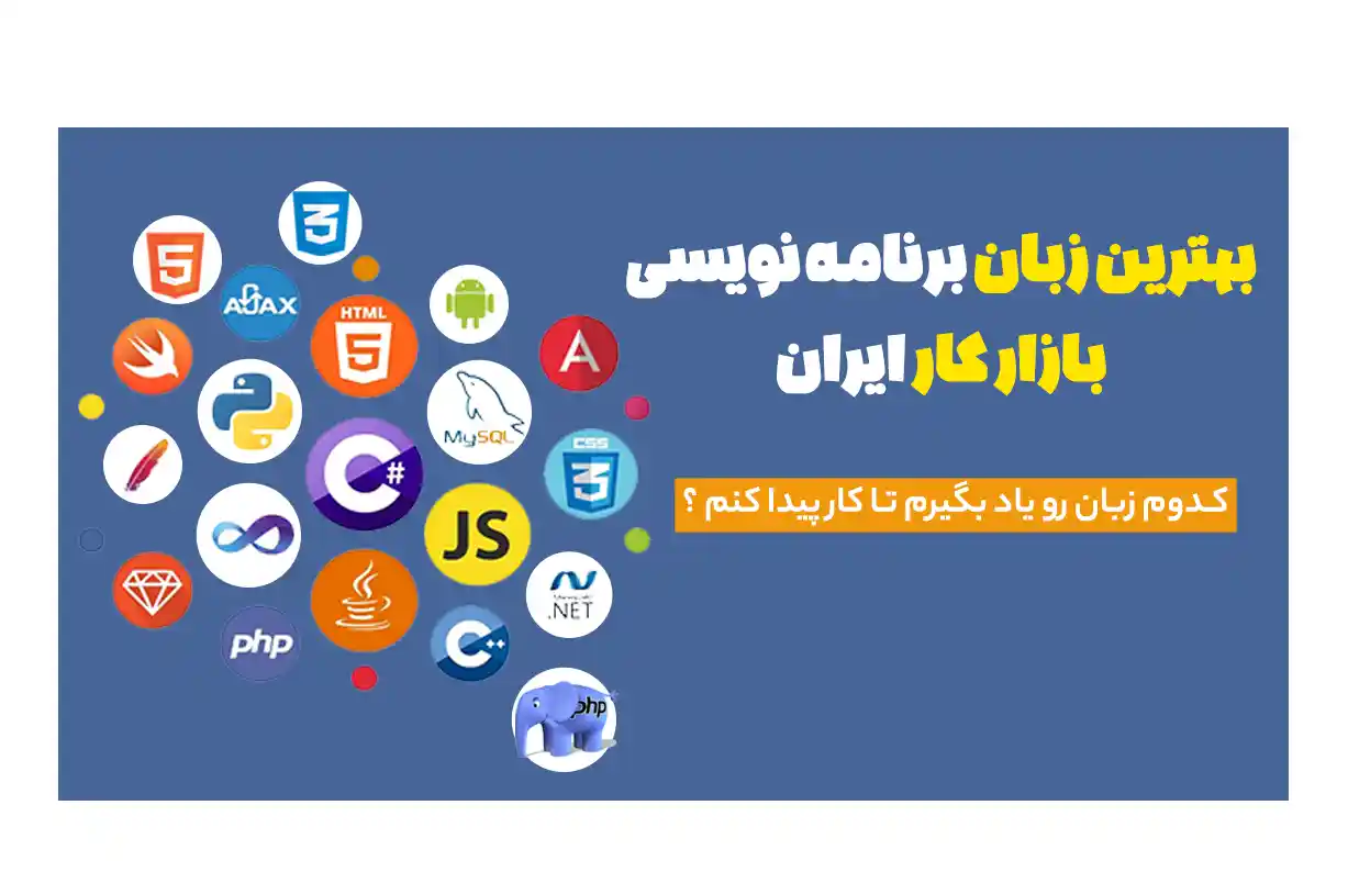 بهترین زبان برنامه نویسی برای بازار کار ایران در سال 1404